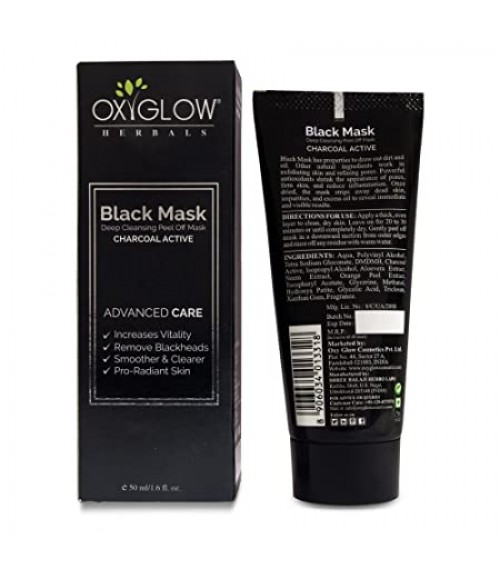 Oxyglow Herbal face mask with activated